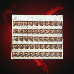MNH 1971 Scott #1444  Adoration of the Shepards 8 Cent Stamp Sheet of 50 Stamps
